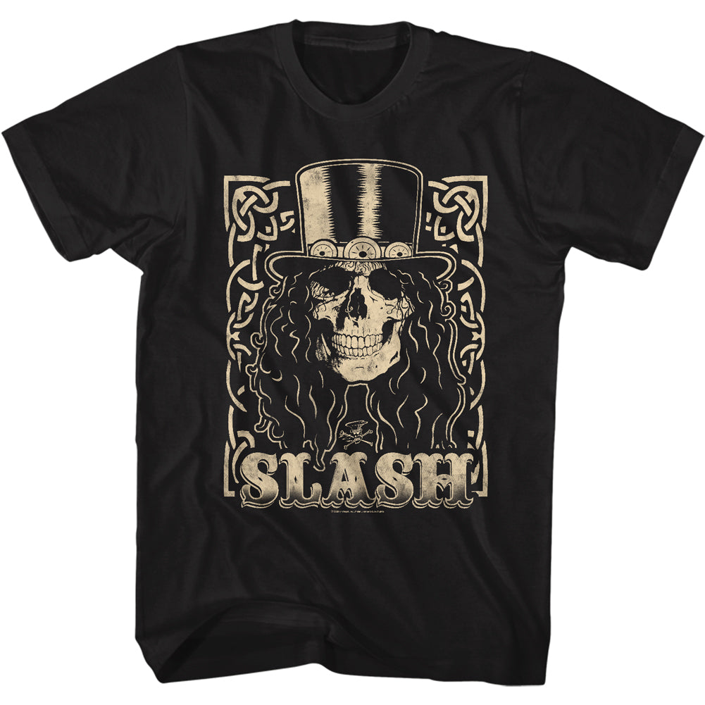 Slash Slash Skull Cream Men's T-Shirt