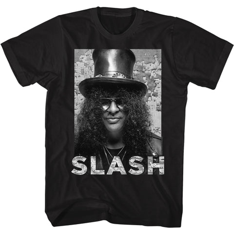 Slash Portrait Name Men's T-Shirt