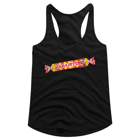 Smarties Tricolor Logo Ladies Racerback
