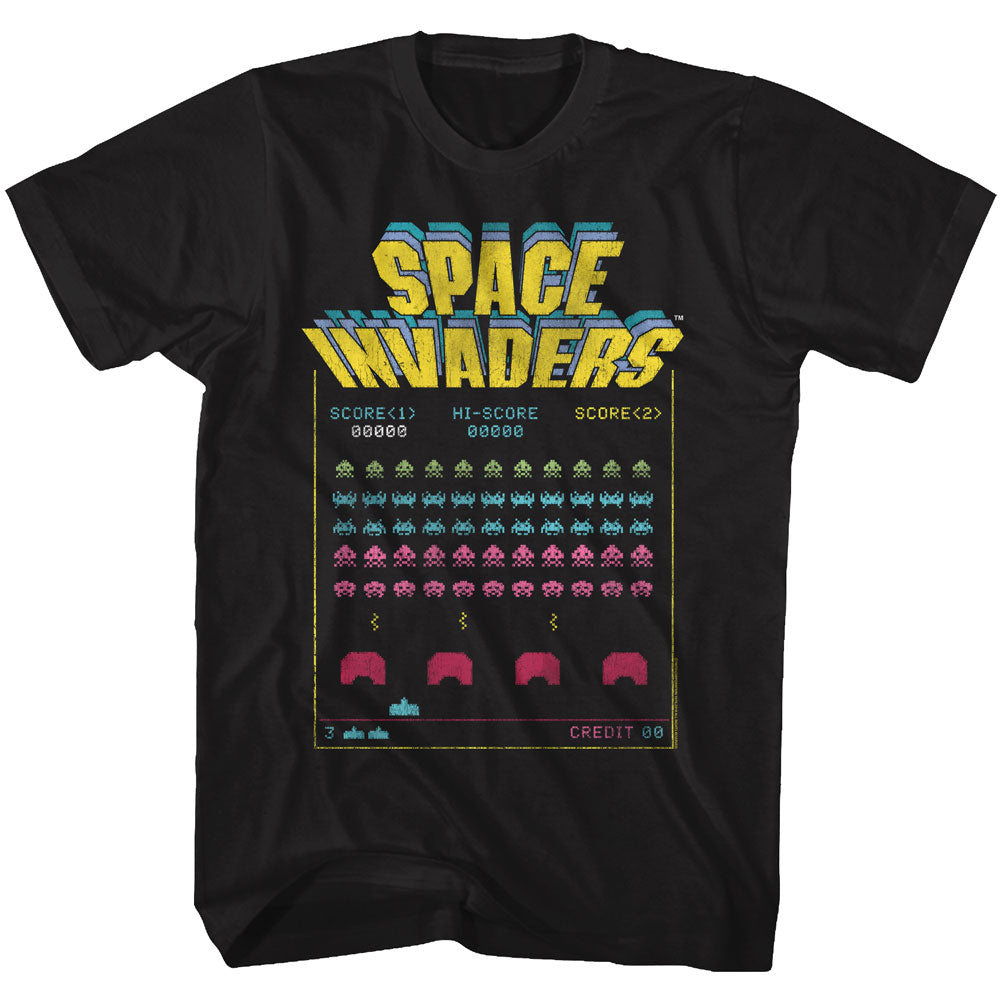 Space Invaders Space Battle Men's T-Shirt