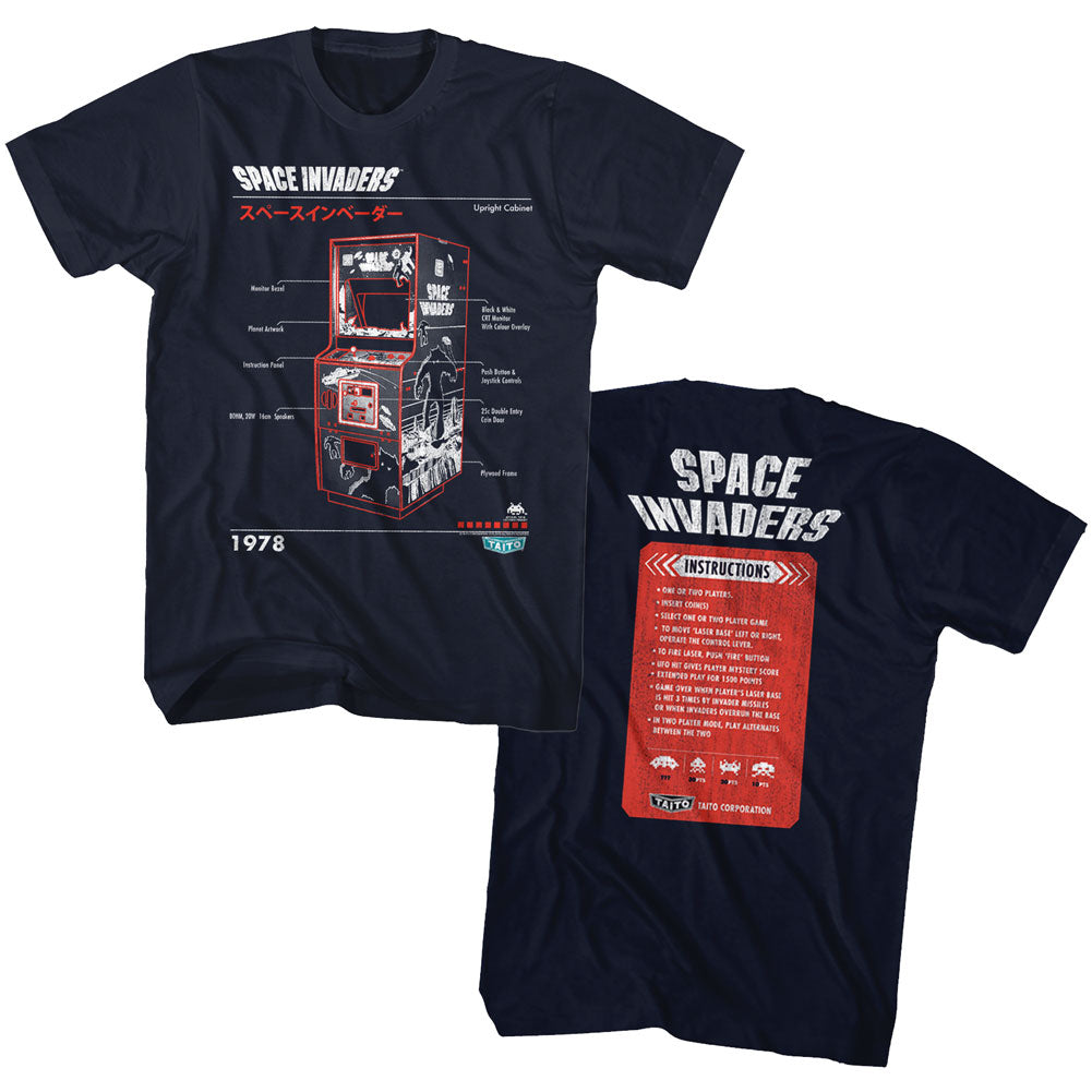 Space Invaders Cab Men's T-Shirt