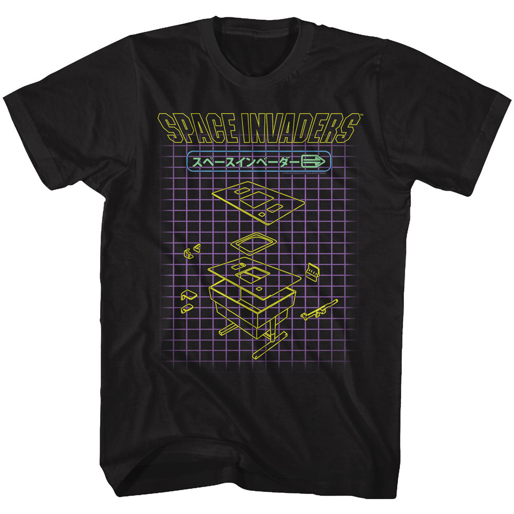 Space Invaders Machine Press Men's T-Shirt