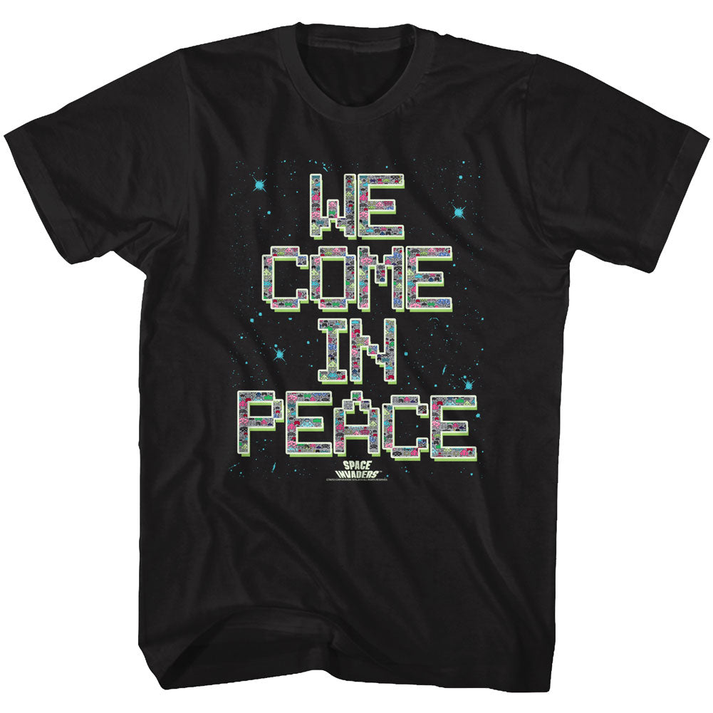 Space Invaders We Come In Peace Men's T-Shirt