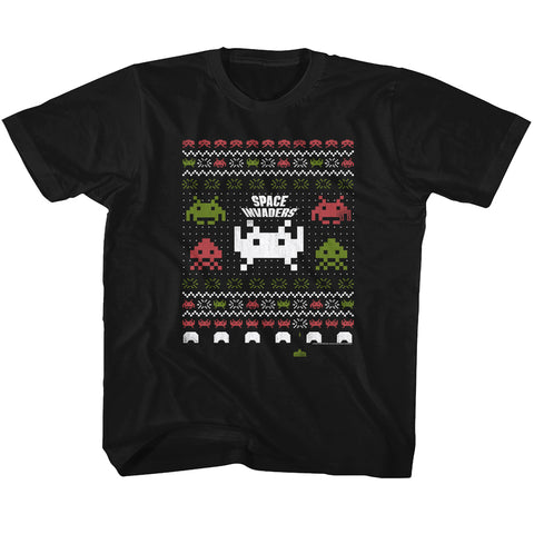 Space Invaders Space Xmas Youth T-Shirt