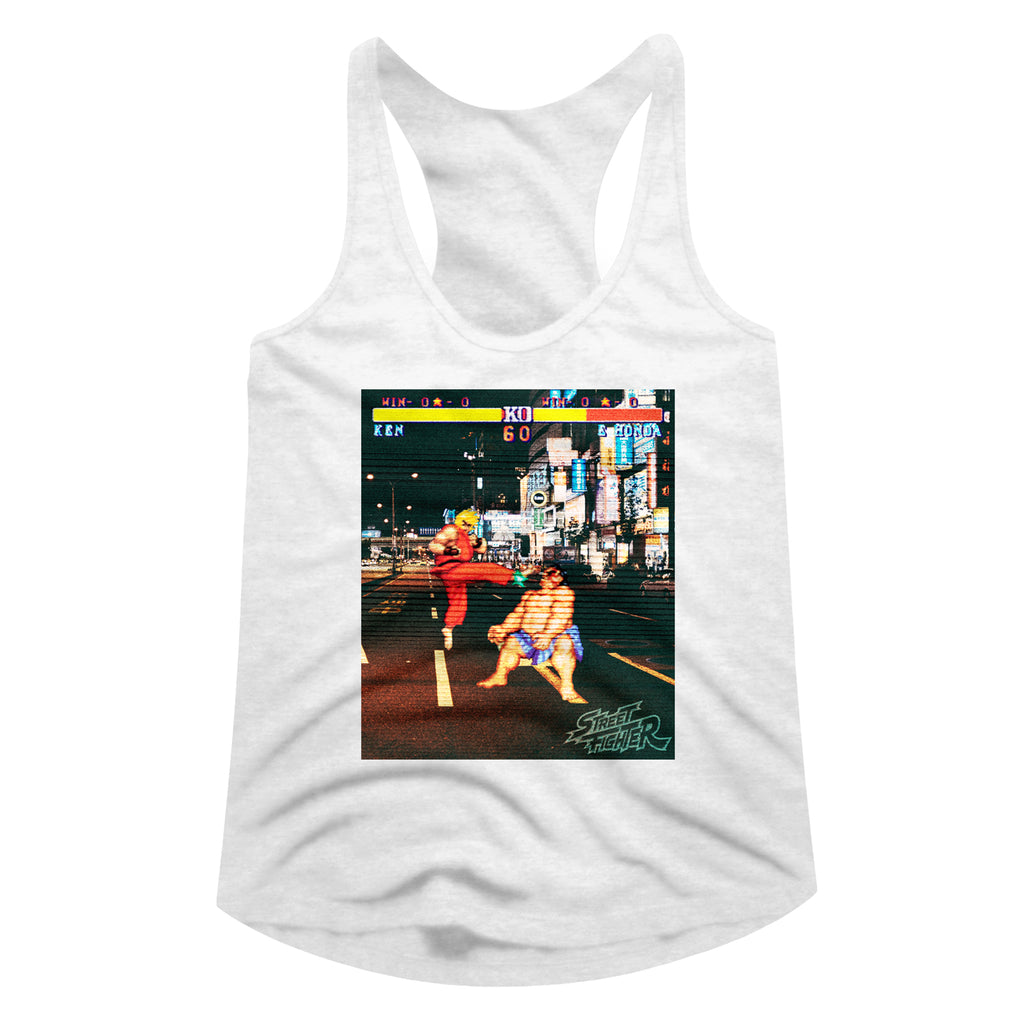 Street Fighter Real Street Fighter Women's Racerback