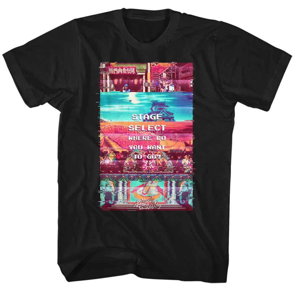 Street Fighter Stage Select Men's T-Shirt