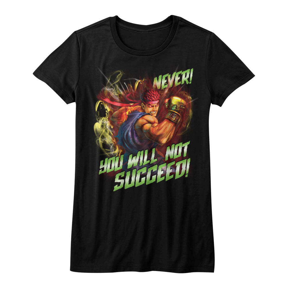 Street Fighter Never Succeed Women's T-Shirt