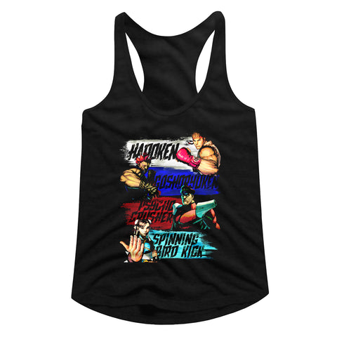 Street Fighter Show Me Your Moves Women's Racerback