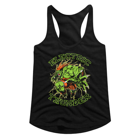 Street Fighter Electric Thunder Women's Racerback