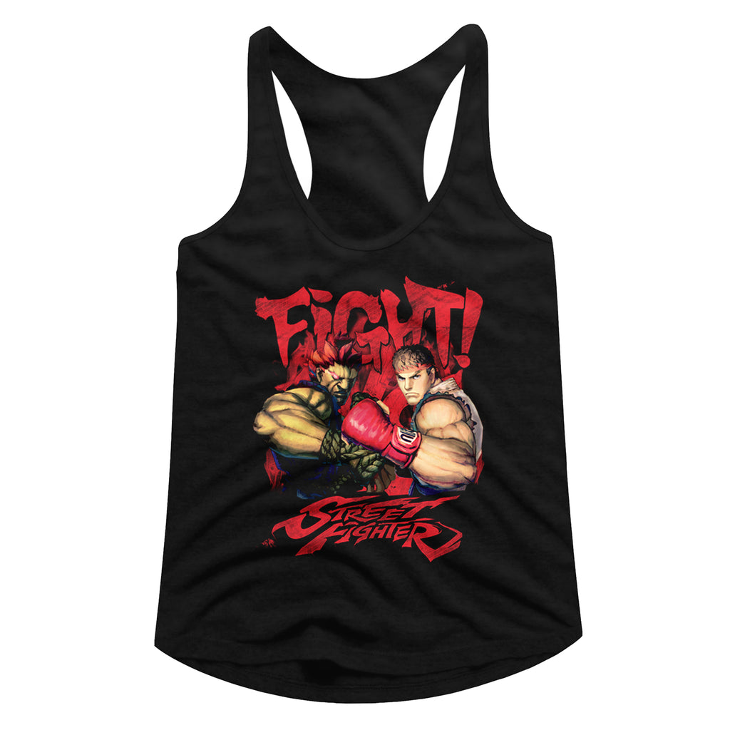 Street Fighter Fight! Women's Racerback