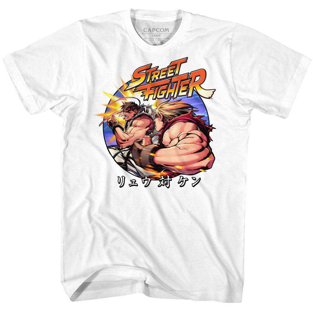 Street Fighter Ryu Vs Ken Mens T Shirt Kiditude