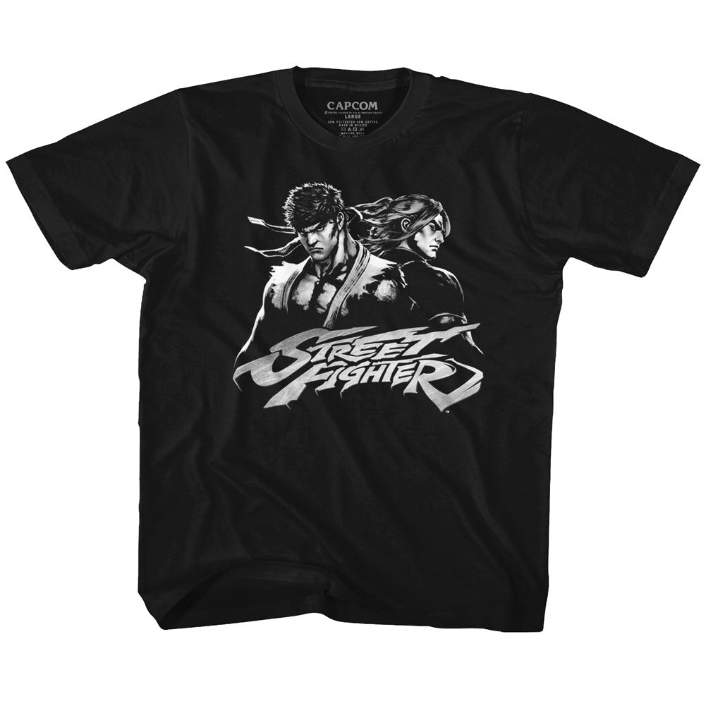 Street Fighter Two Dudes Youth T-Shirt