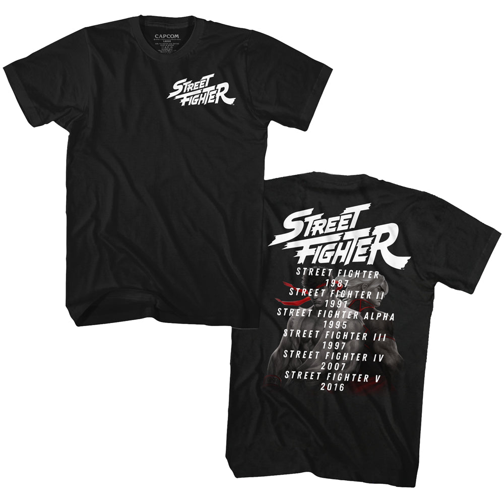 Street Fighter Release Dates Men's T-Shirt