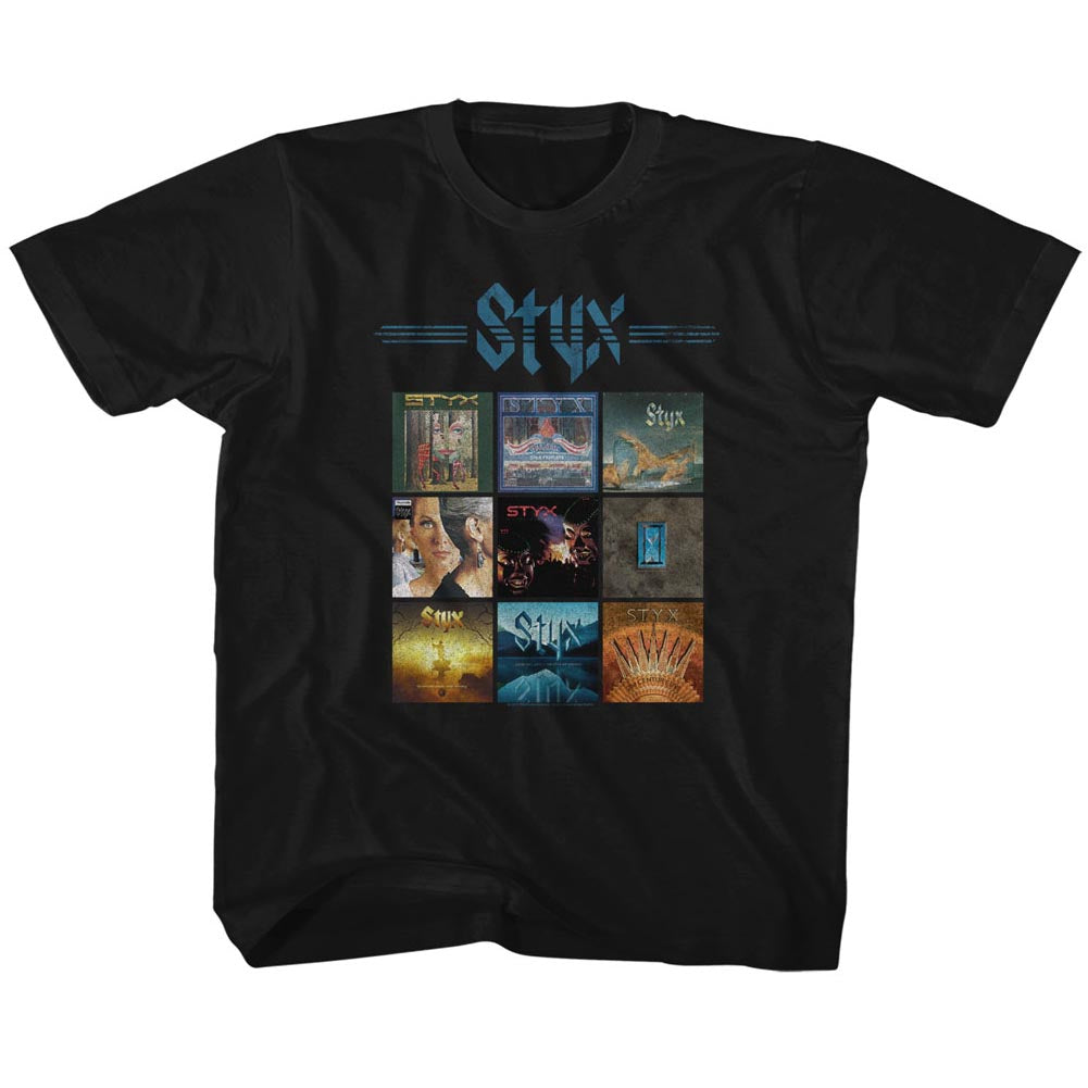 Styx Album Grid Youth T-Shirt