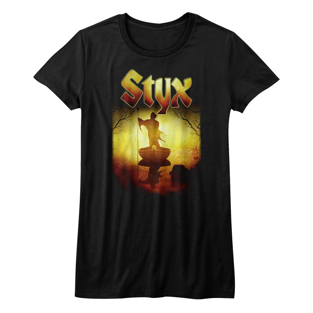 Styx Creepy Ferry Ladies T-Shirt