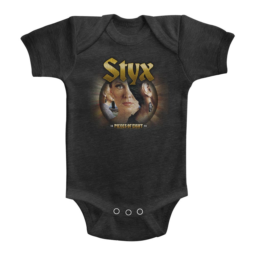 Styx Pieces Of Eight Infant Heather Bodysuit