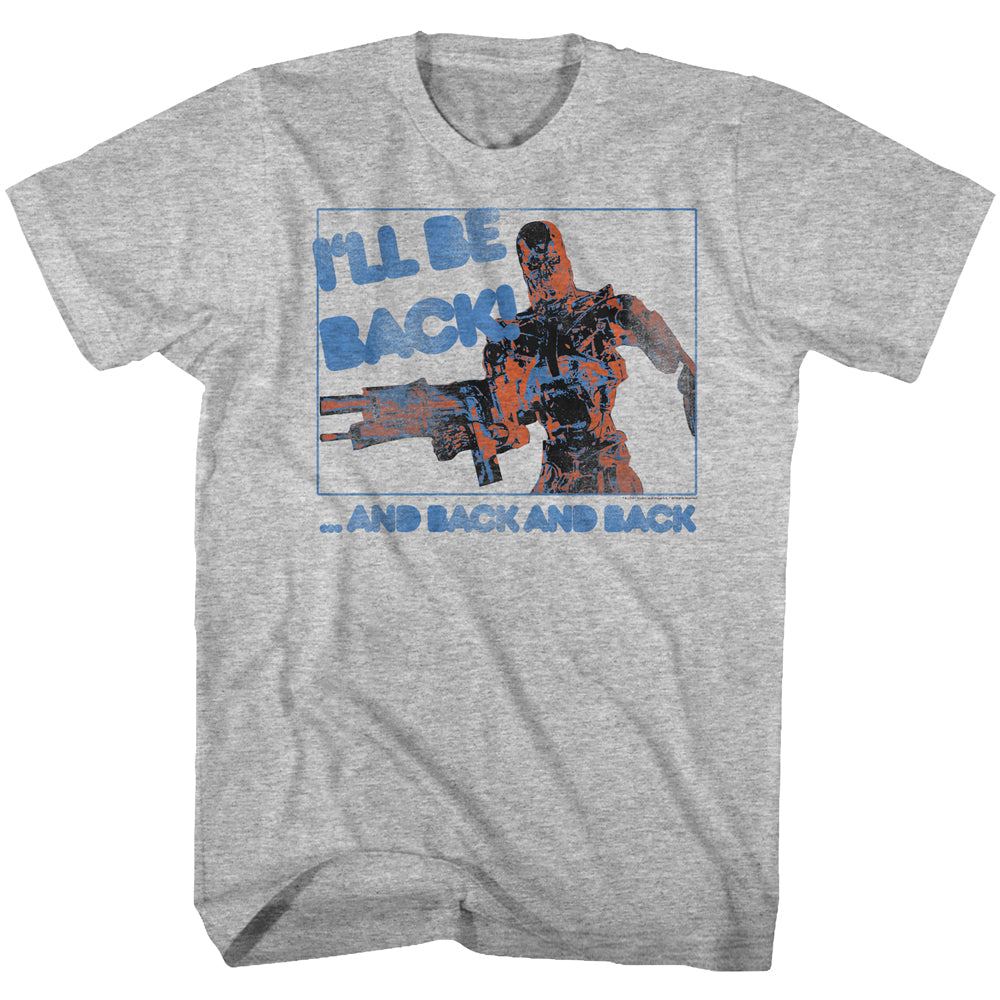 Terminator Be Back Men's T-Shirt