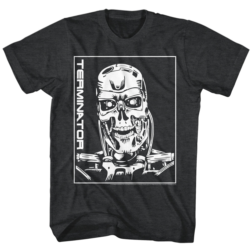 Terminator Machine Skull Men's T-Shirt