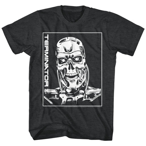 Terminator Machine Skull Men's T-Shirt
