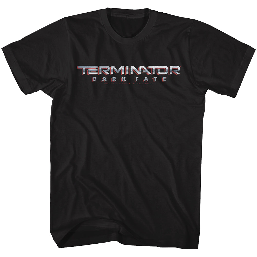 Terminator Dark Fate Dark Fate Chrome Logo Men's T-Shirt