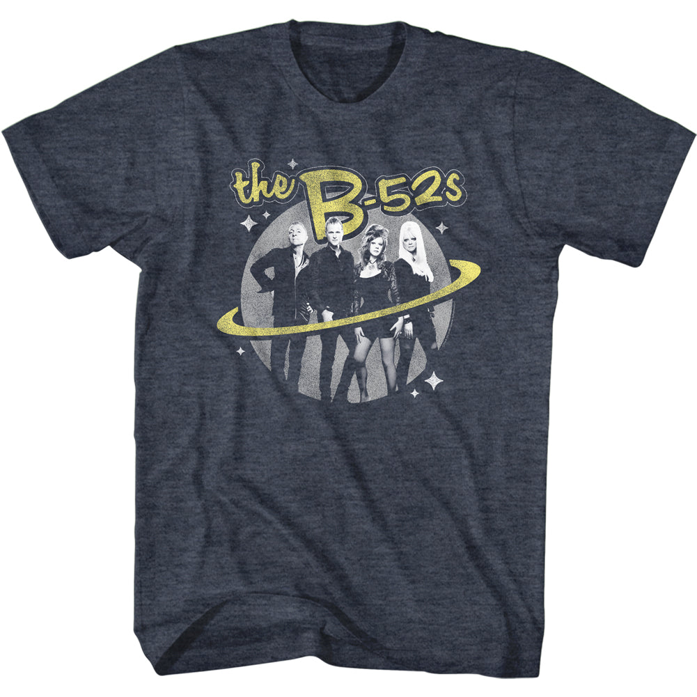 The B52S Logo And Planet Men's T-Shirt