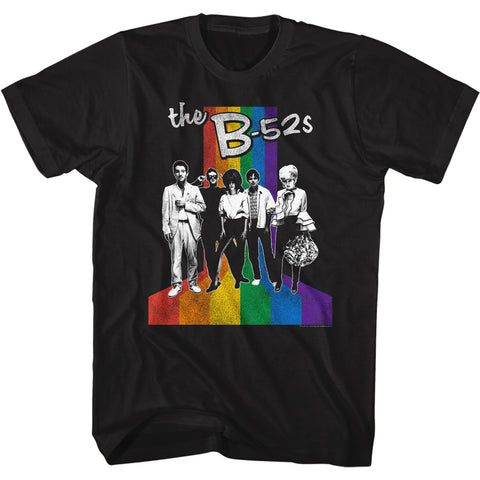 The B52S Band & Rainbow Men's T-Shirt