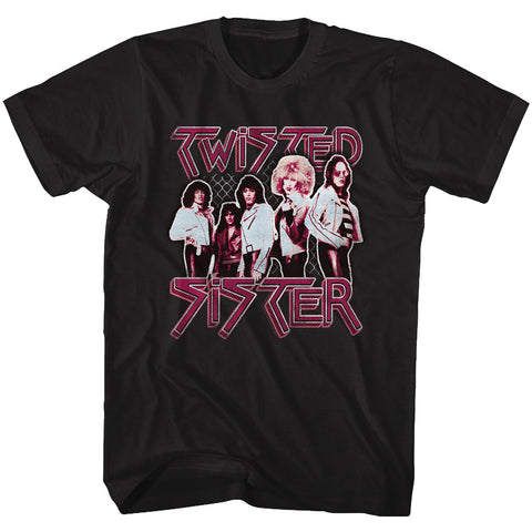 Twisted Sister Pretty In Pink Adult T-Shirt