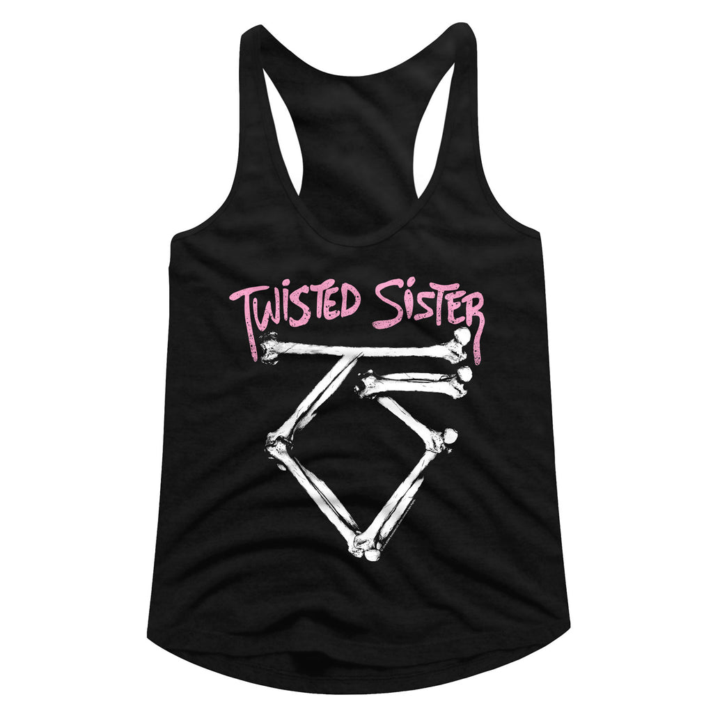 Twisted Sister Bone Logo Ladies Racerback