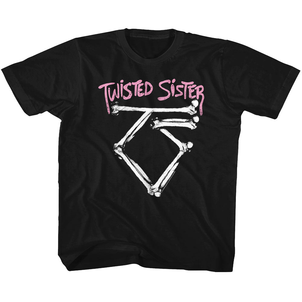 Twisted Sister Bone Logo Toddler T-Shirt