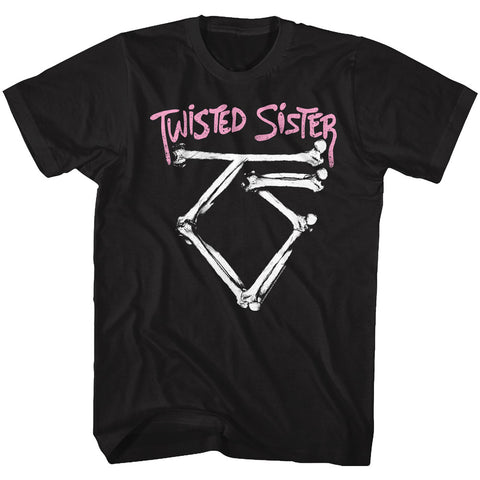 Twisted Sister Bone Logo Adult T-Shirt