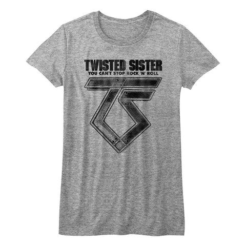 Twisted Sister Can'T Stop Rock'N'Roll Ladies T-Shirt