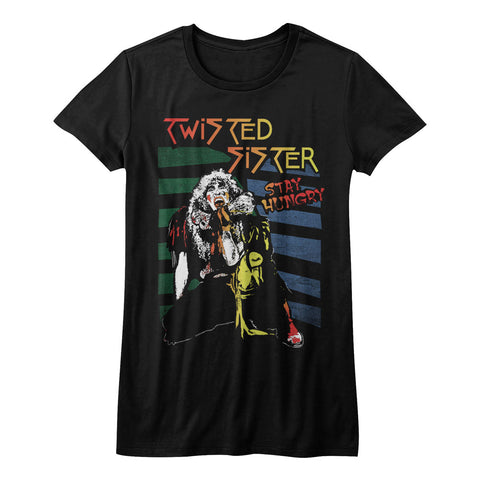 Twisted Sister Stay Hungry Ladies T-Shirt