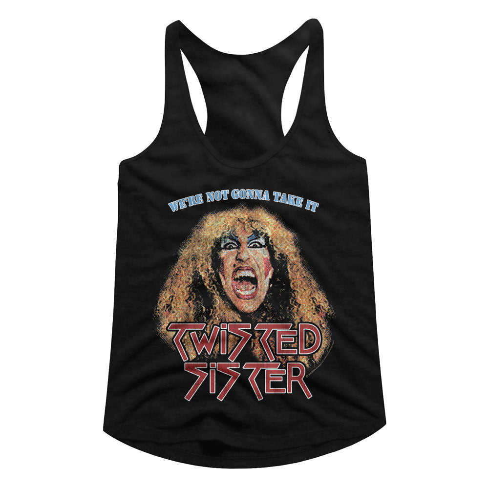 Twisted Sister Not Gonna Take It Ladies Racerback