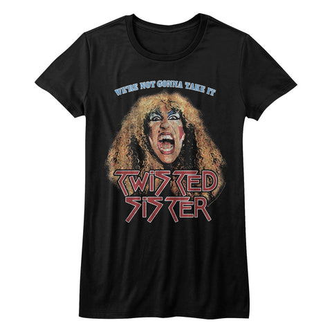 Twisted Sister Not Gonna Take It Ladies T-Shirt