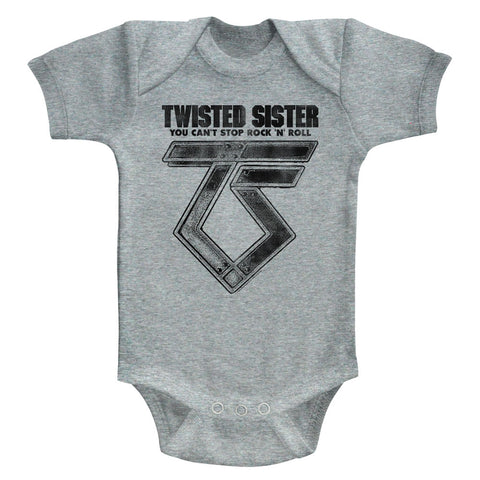 Twisted Sister Can't Stop Rock'N'Roll Infant Bodysuit
