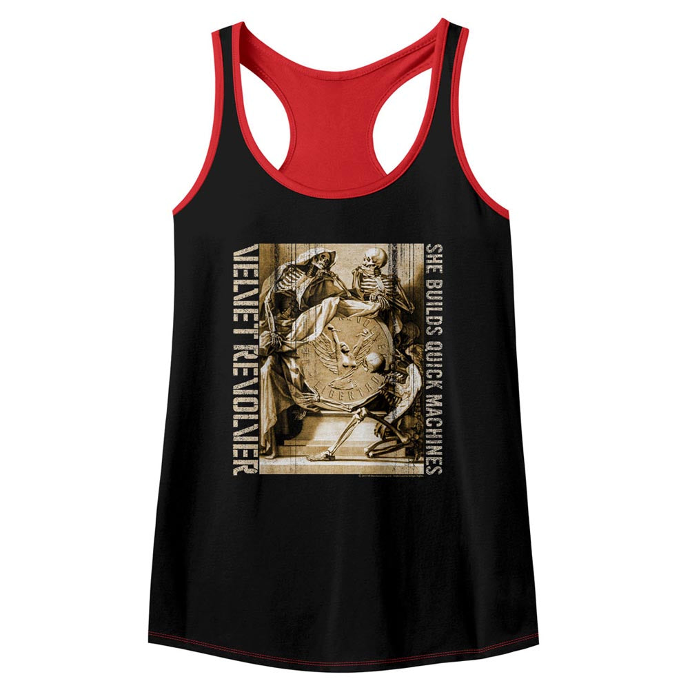 Velvet Revolver Quick Machines Ladies Color Block Racerback