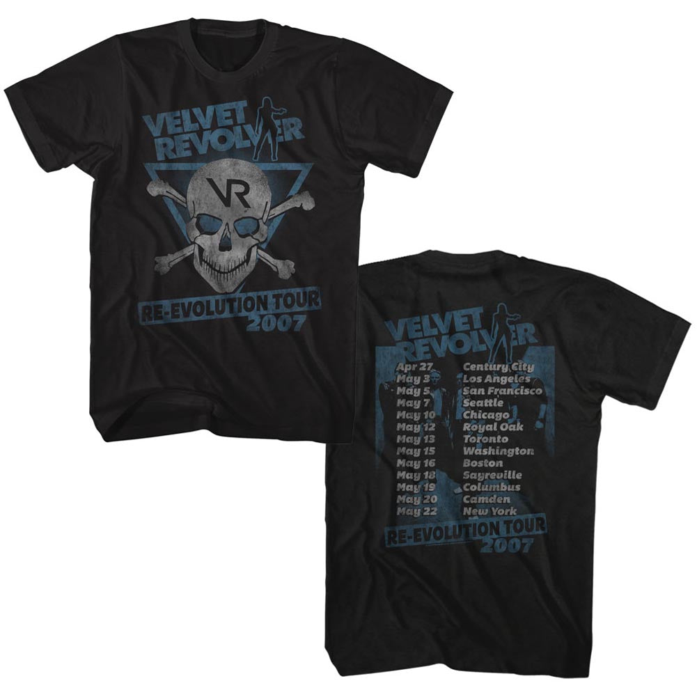 Velvet Revolver Re-Evolution Tour 07 Adult T-Shirt