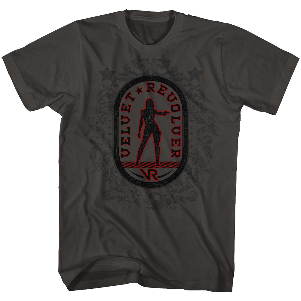 Velvet Revolver Floral Vr Adult T-Shirt