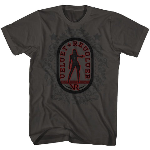 Velvet Revolver Floral Vr Adult T-Shirt