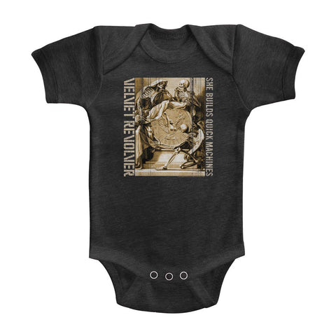 Velvet Revolver Quick Machines Infant Heather Bodysuit