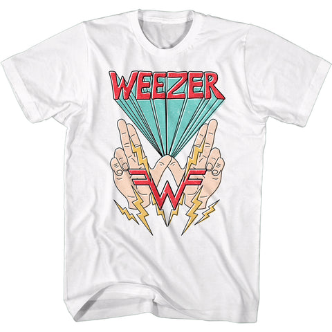 Weezer W Hands & Lightning Men's T-Shirt