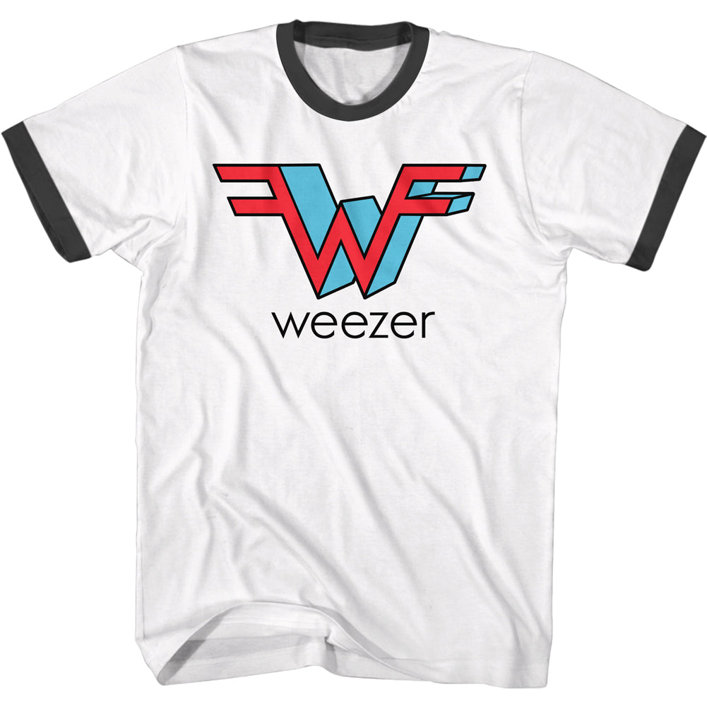 Weezer 3D W Men's Ringer T-Shirt