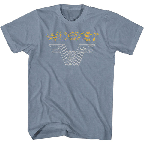 Weezer Stacked Weezer Men's T-Shirt