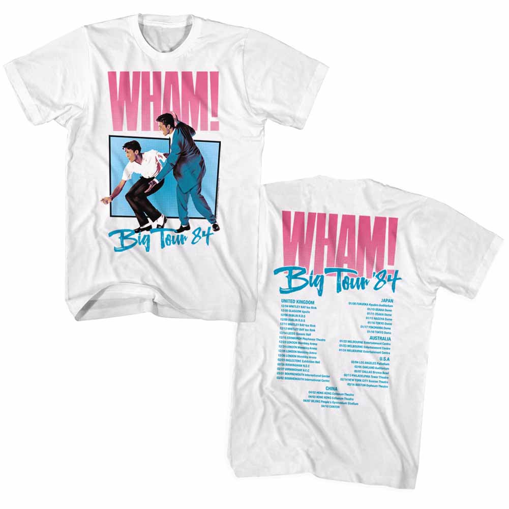 Wham Big Tour Adult T-Shirt