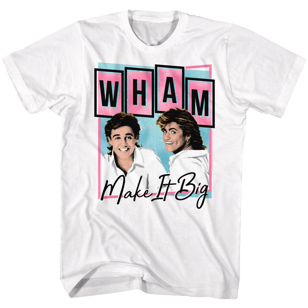 Wham Pastel Make It Big Adult T-Shirt