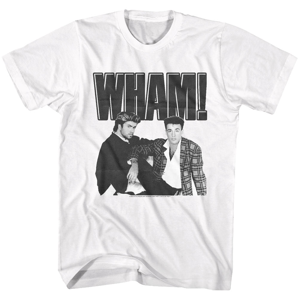 Wham B&W Poster Adult T-Shirt