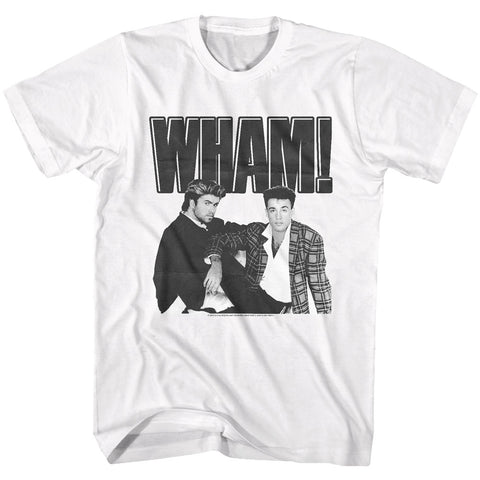 Wham B&W Poster Adult T-Shirt