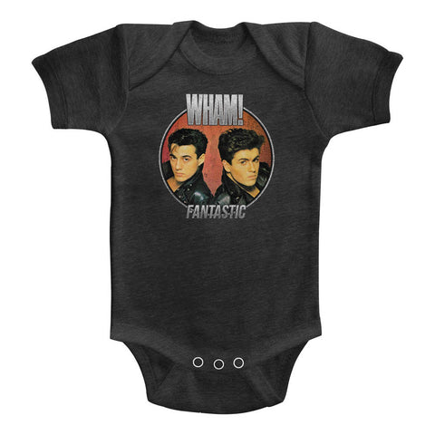 Wham Fantastic Circle Infant Heather Bodysuit