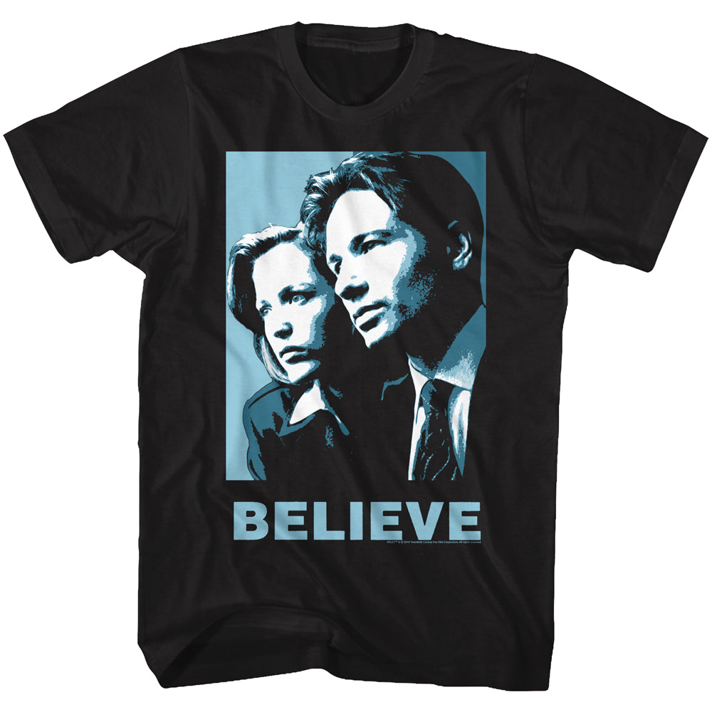 Xfiles Blue Believe Men's T-Shirt