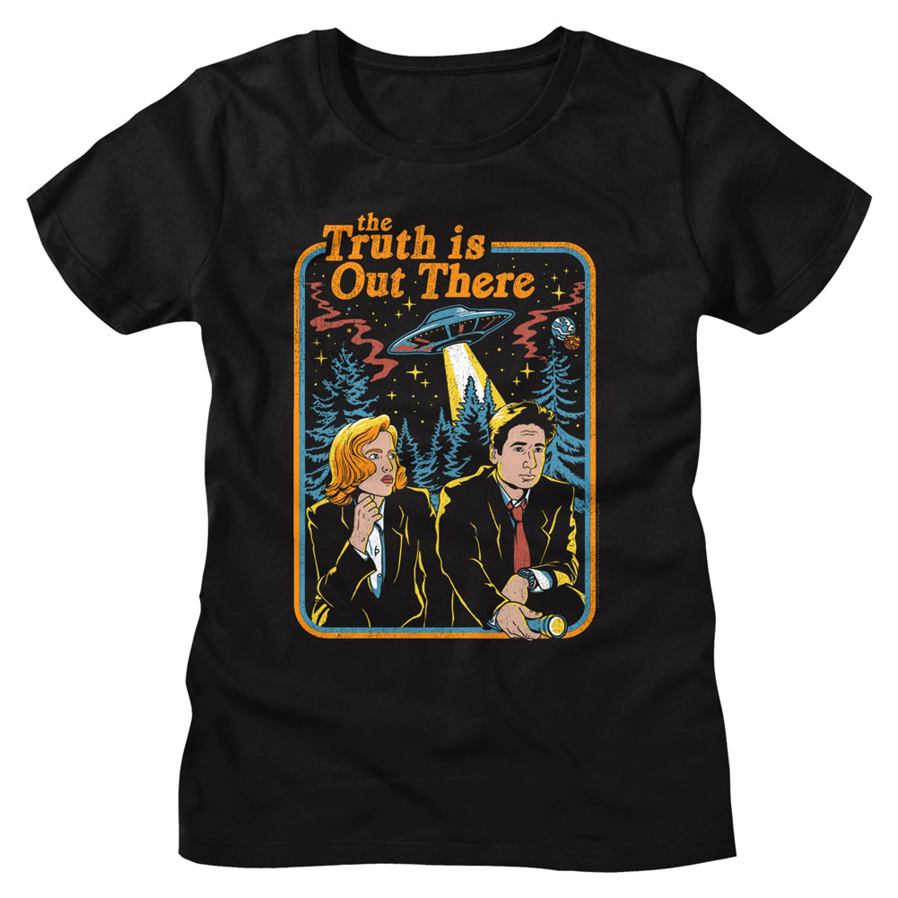Xfiles Retro Book Cover  Women's T-Shirt